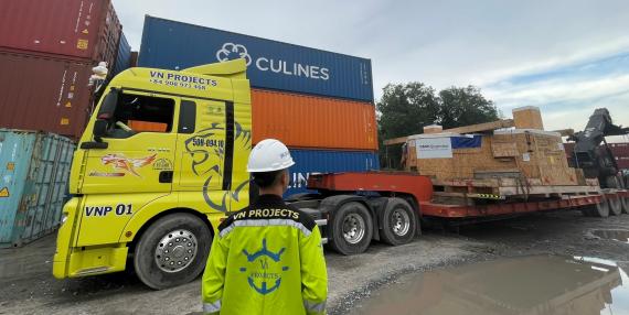 VN Projects Handle Safe & Secure Delivery of Oversized Unit