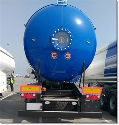 Polaris Entrusted with Tank Trailers from Europe to UAE