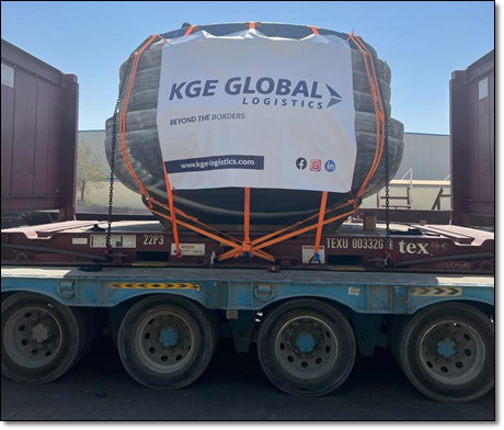 KGE Logistics Complete Shipment of Semi-Elliptical Dish Heads