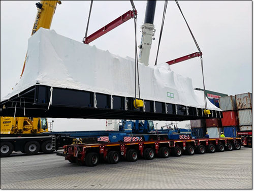 FCI Deliver Compressors by Truck and Barge for Siemens