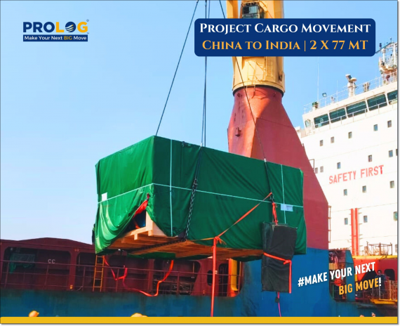 PROLOG India Execute Heavy Lift Movement from China