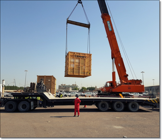 ATLAS Deliver Heavy Lift Cargo for Shagaya Renewal Energy Park