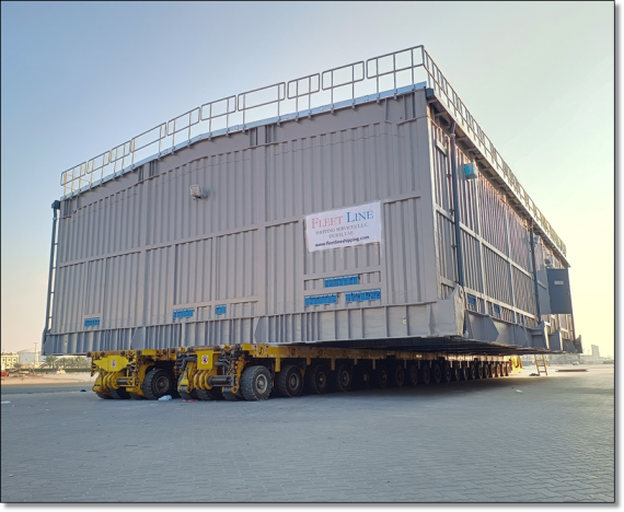 Fleet Line Shipping Services Complete Massive Module Movement