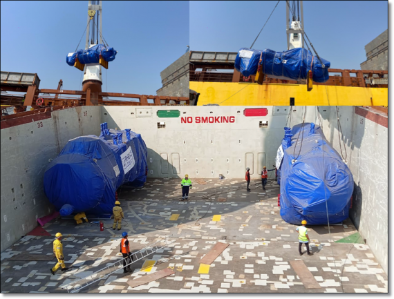 Belorg Shipping Deliver Breakbulk Cargo from Port to Door