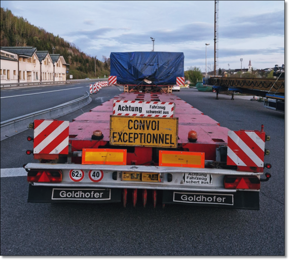 Megagon Coordinate Transport from Poland to Italy