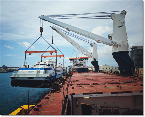 Europe Cargo Handle Passenger Catamaran Transport