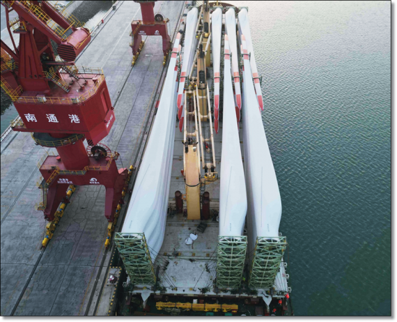 Protranser Provide Loading Surveys for Wind Blades Transport
