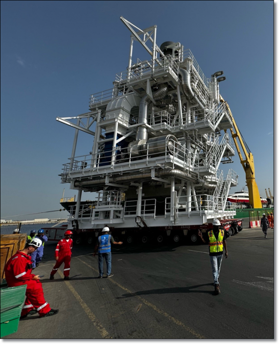 Marinetrans Complete Transportation of Heavy Heater Module