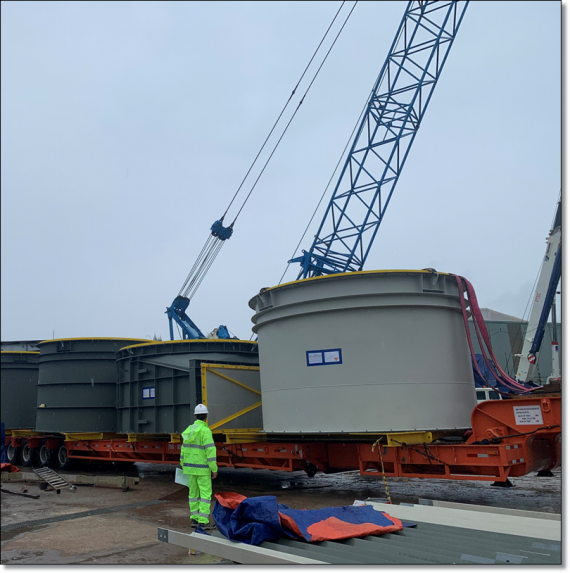 Royal Cargo Deliver Oversized Exhaust System to Ireland