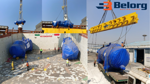 Belorg Shipping Deliver Breakbulk Cargo from Port to Door