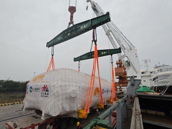 Protranser in China with Breakbulk Transport for the ITER Project