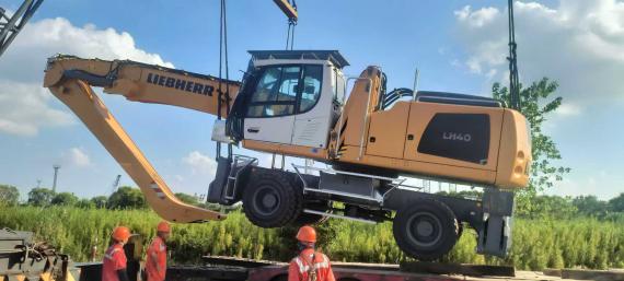 Protranser Handle Hydraulic Excavators from China to India