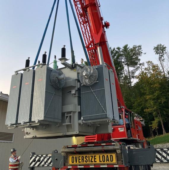 Demanko USA Deliver OOG Transformer to Power Plant