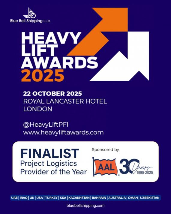 Blue Bell Shipping Shortlisted at Heavy Lift Awards