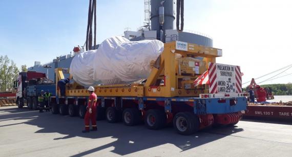 Centauro with Siemens Rotor from Germany to Argentina