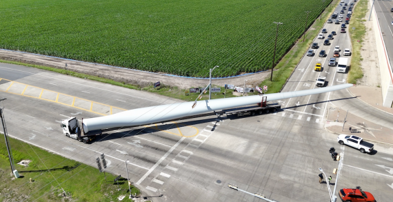 DAKO Share Massive Delivery of Wind Turbine Blades