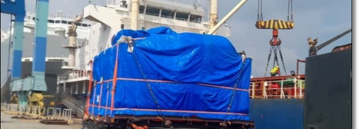 MS Global Deliver Machines from Port Klang to Penang