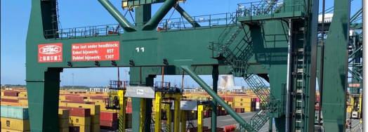 Europe Cargo Move Kalmar Hybrid Straddle Carriers to Antwerp