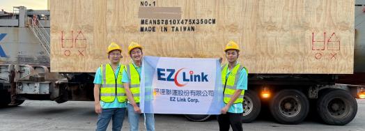 EZ Link Taiwan with Shipment of Heavy Machinery to Istanbul