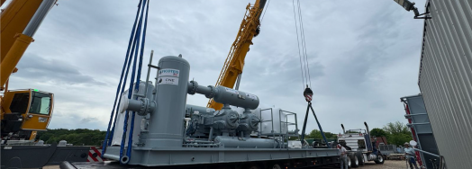 Anker Handle Gas Compressor Project from Texas to Cartagena