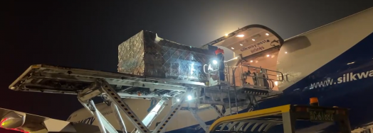 Protranser with Air Shipment of Equipment from China to France