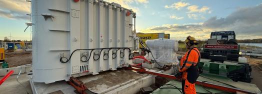 3p Logistics Handle Challenging Jack & Slide Operation