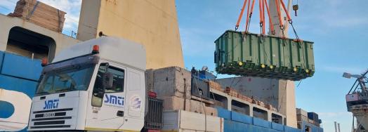 SMTI Handle Transformers & Reactors at Gabès Port in Tunisia